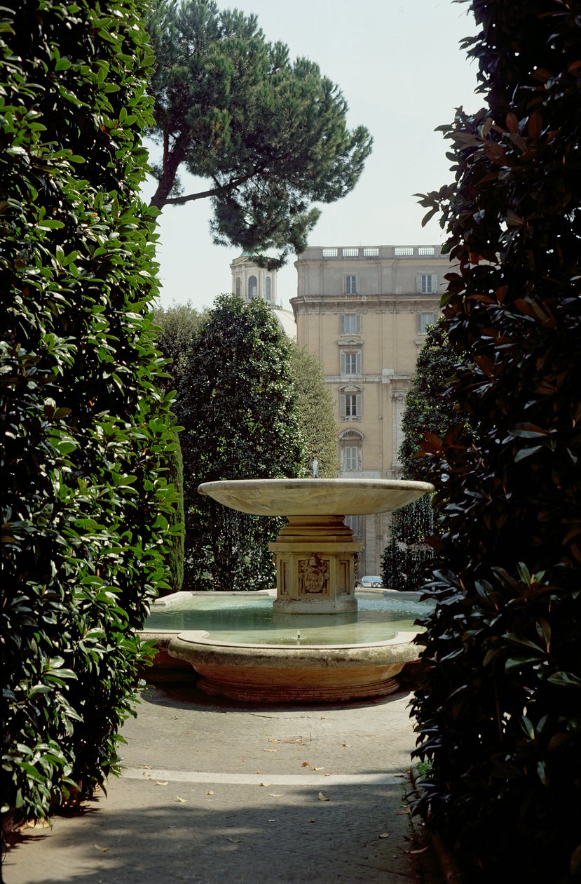Piazza Santa Marta-fontenen av Italian School