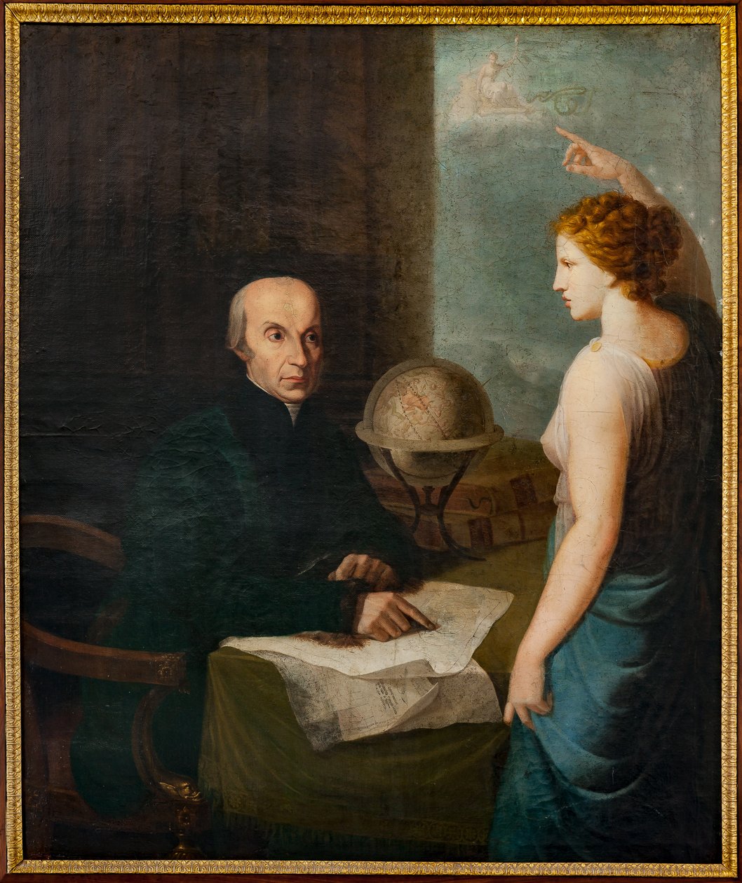 Portrett av astronom Giuseppe Piazzi, Det astronomiske observatoriet "Giuseppe Piazzi", Pisana-tårnet av Italian School
