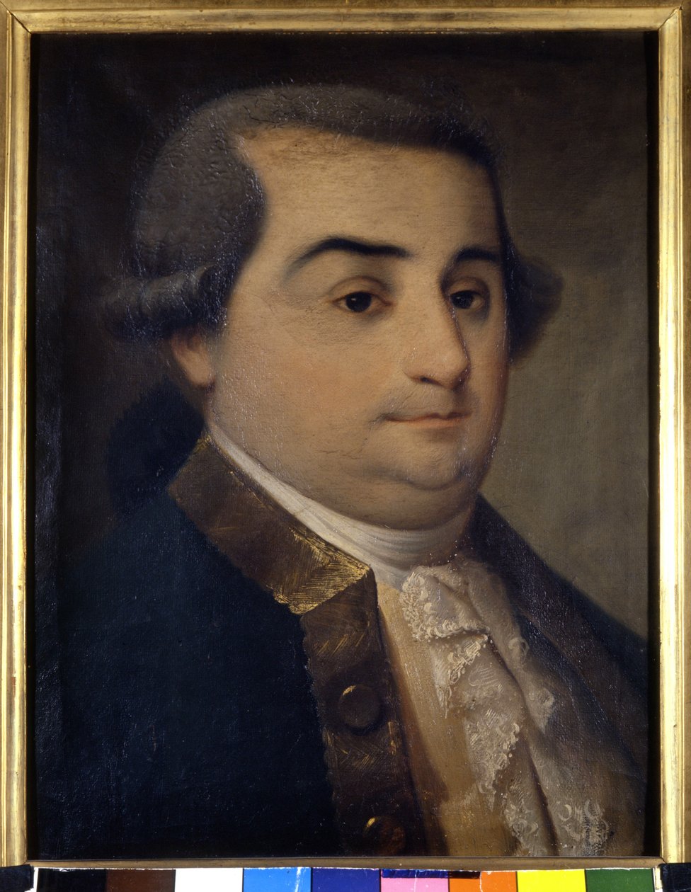 Portrett av Cesare Bonesana, markis av Beccaria (1738 - 1794), italiensk jurist. Anonymt maleri fra 1700-tallet. Museo de Milan. Milan av Italian School