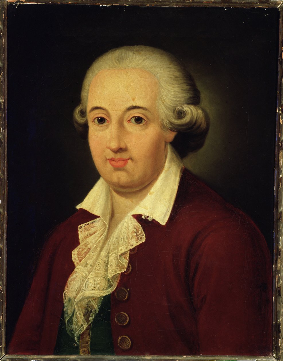 Portrett av Domenico Cimarosa (1749-1801) italiensk komponist av Italian School