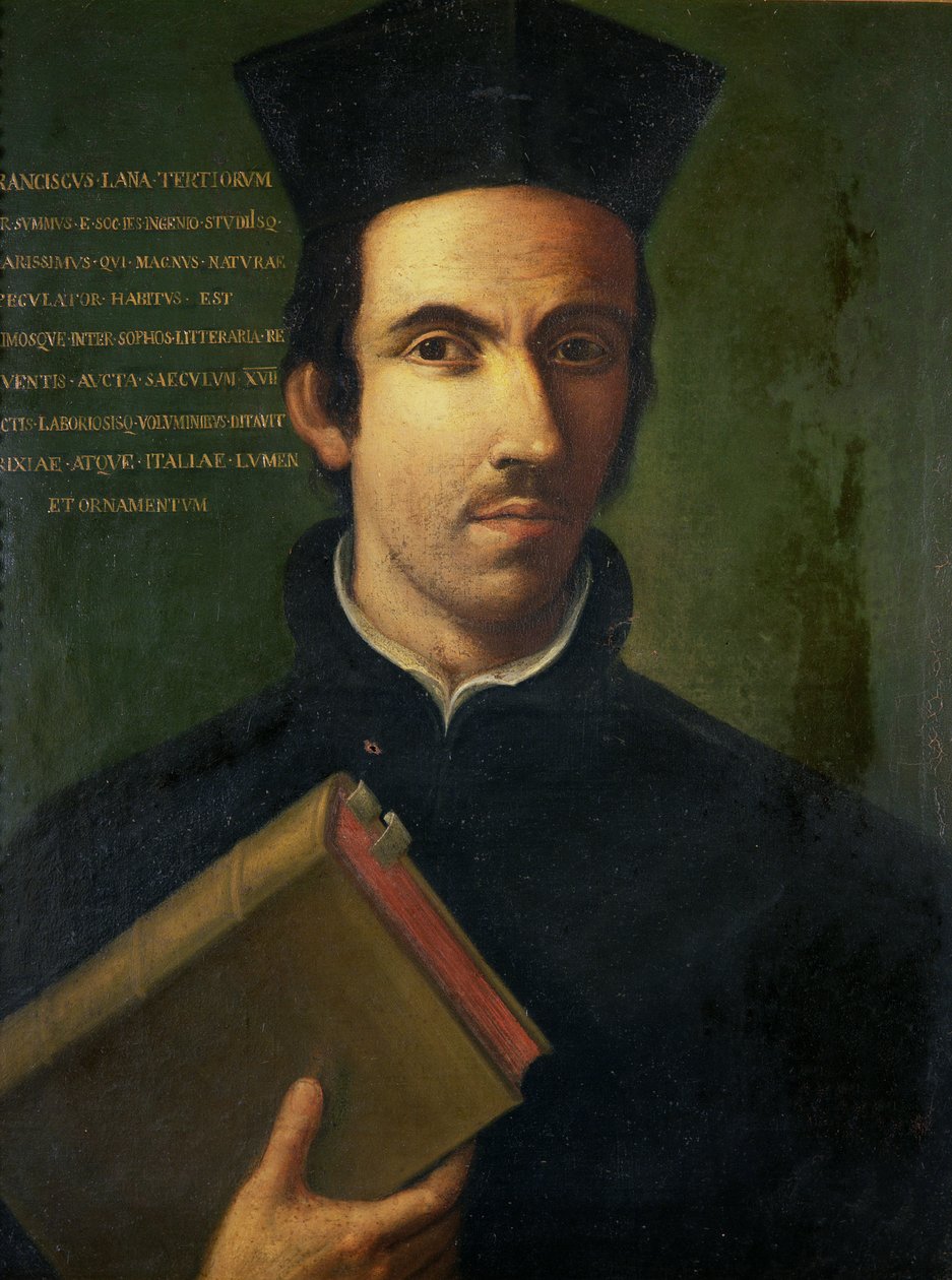 Portrett av Francesco Lana av Italian School