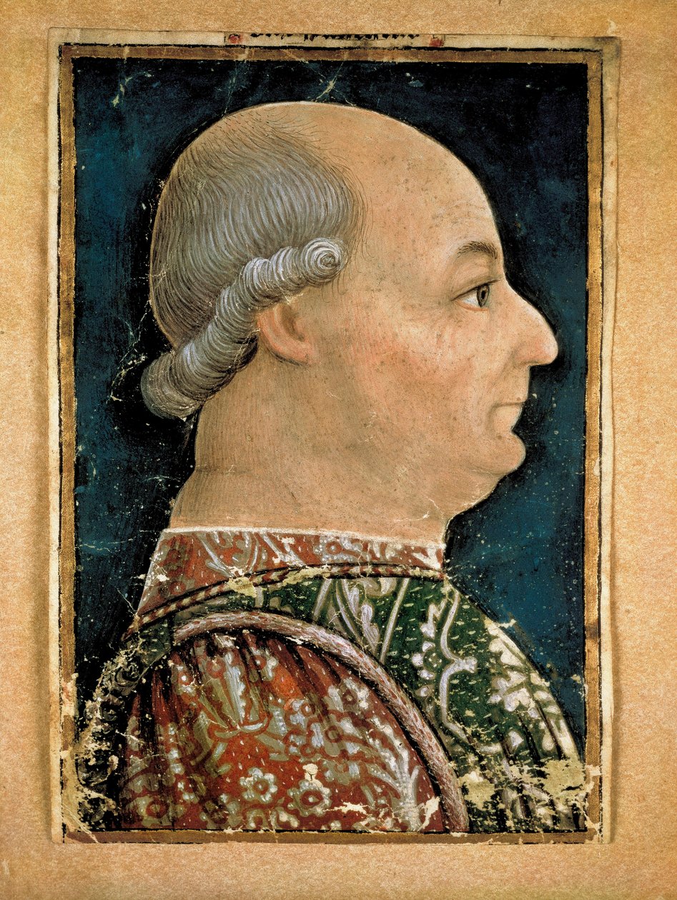 Portrett av Francesco Sforza av Italian School