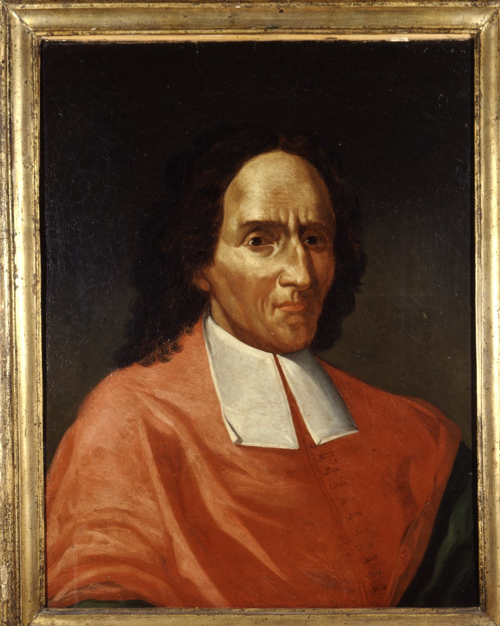 Portrett av Giambattista Vico (1668-1744), historiker, jurist og filosof. Også kalt Giovanni, Gian Battista, Jean Baptiste eller Jean-Baptiste. 1600-talls maleri. Nasjonalt romersk museum, Roma. av Italian School