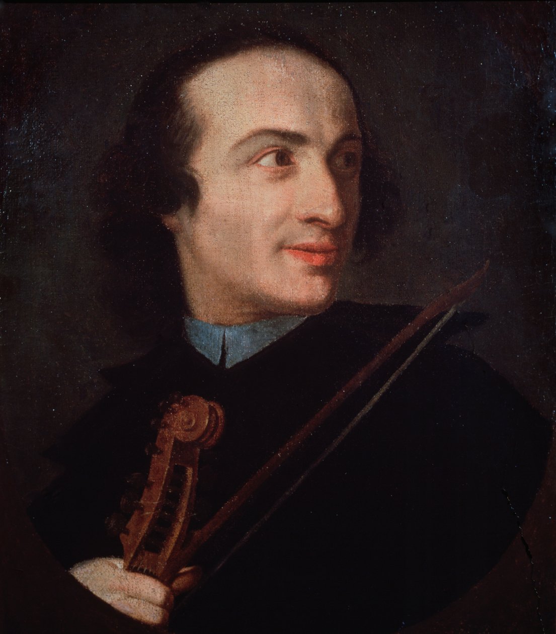 Portrett av Giuseppe Tartini (1692-1770) italiensk fiolinist og komponist. av Italian School