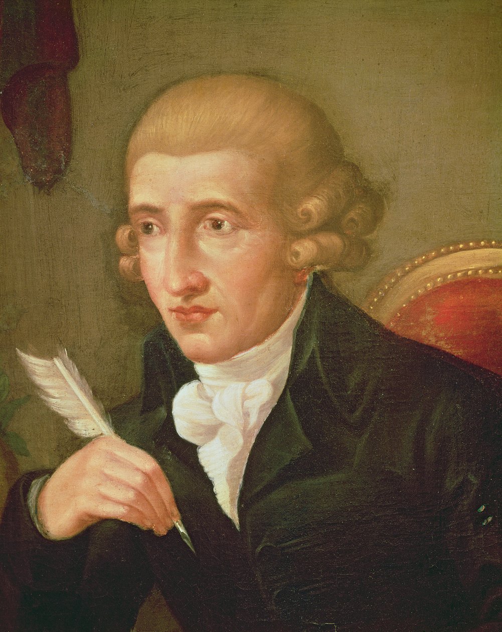 Portrett av Joseph Haydn av Italian School