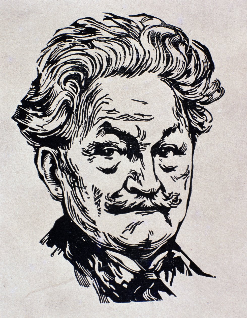Portrett av Leos Janacek, illustrasjon fra hans selvbiografi 