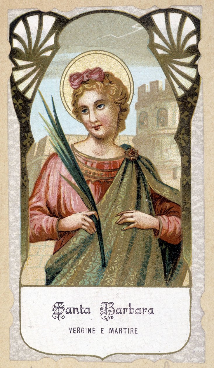 Portrett av Saint Beard, Virgin and Martyrdom, Italia av Italian School