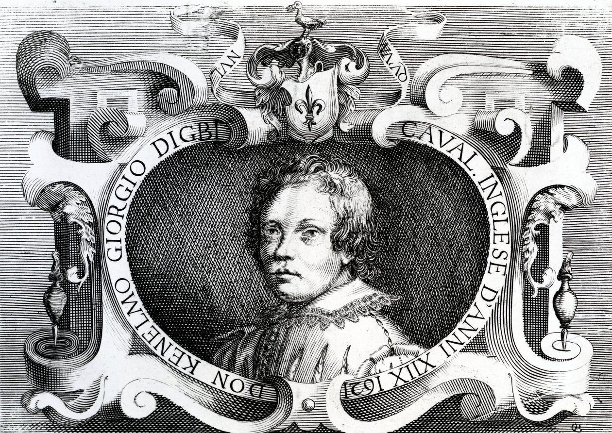 Portrett av Sir Kenelm Digby, 1621 av Italian School