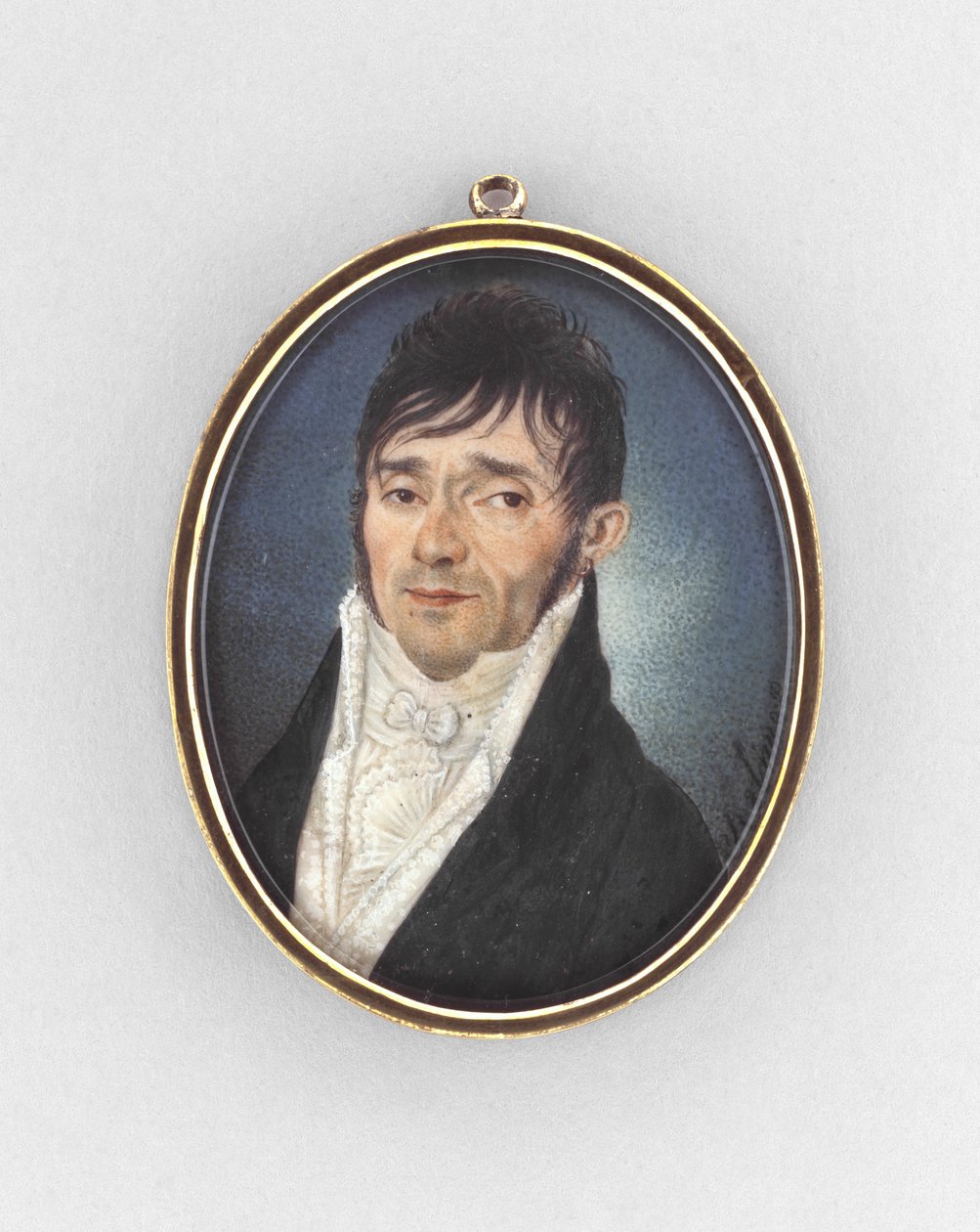 Portrait of a Man, ca. 1810 (akvarell på elfenben) av Italian School