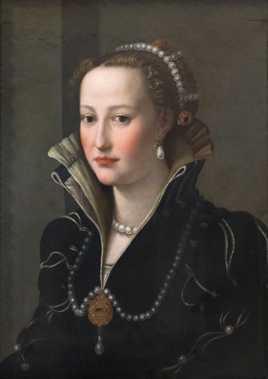 Portrett av en dame, muligens Isabella de Medici av Italian School