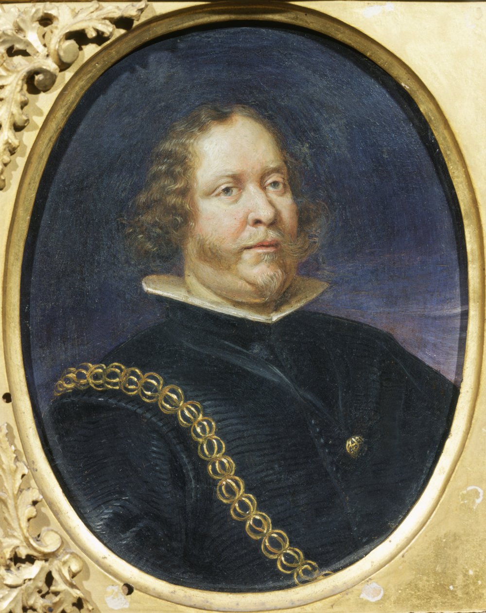Portrett av en mann av Italian School