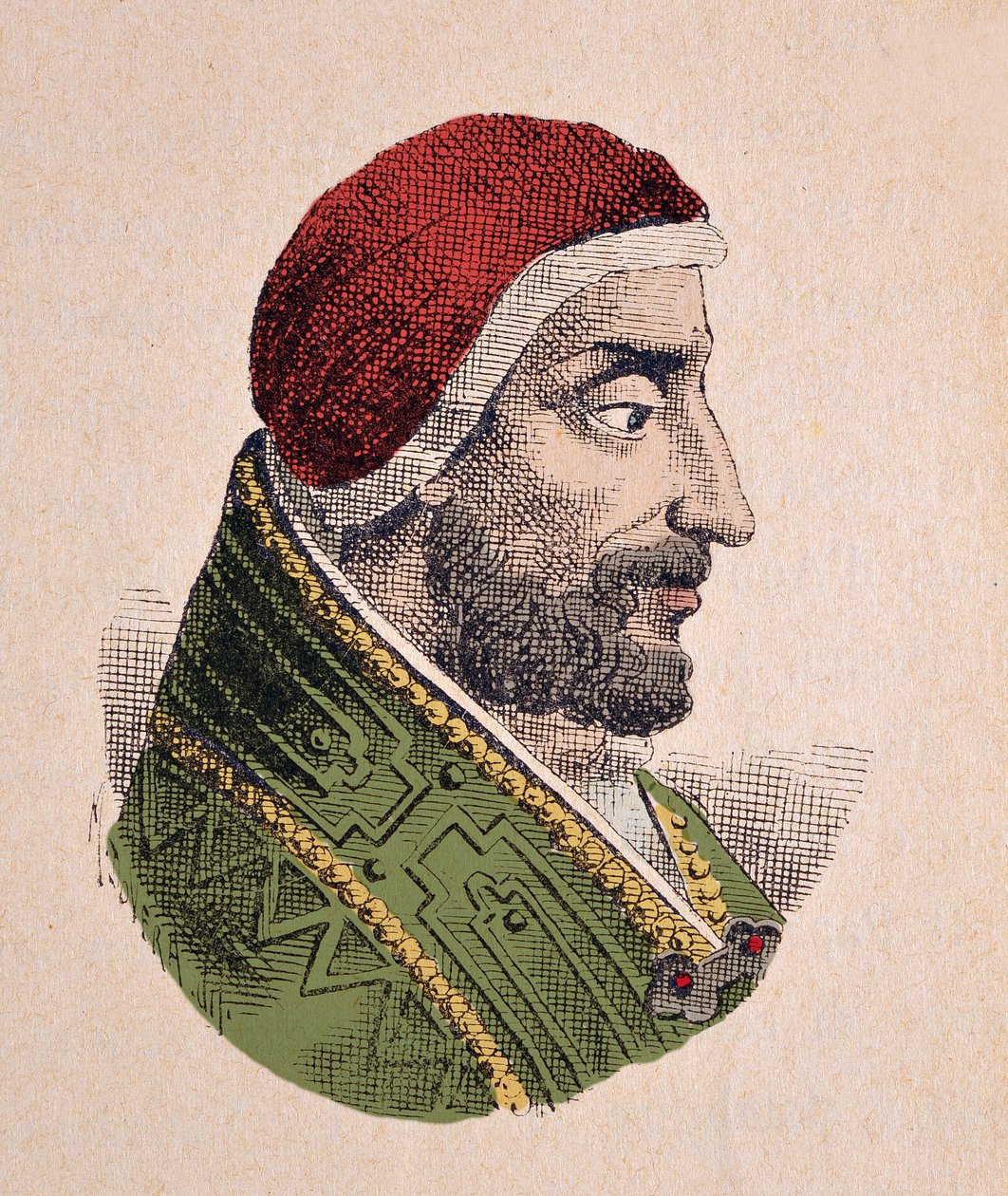 Portrett av paven Alexandre IV (Alexander eller Alessandro) (1254-1261) av Italian School