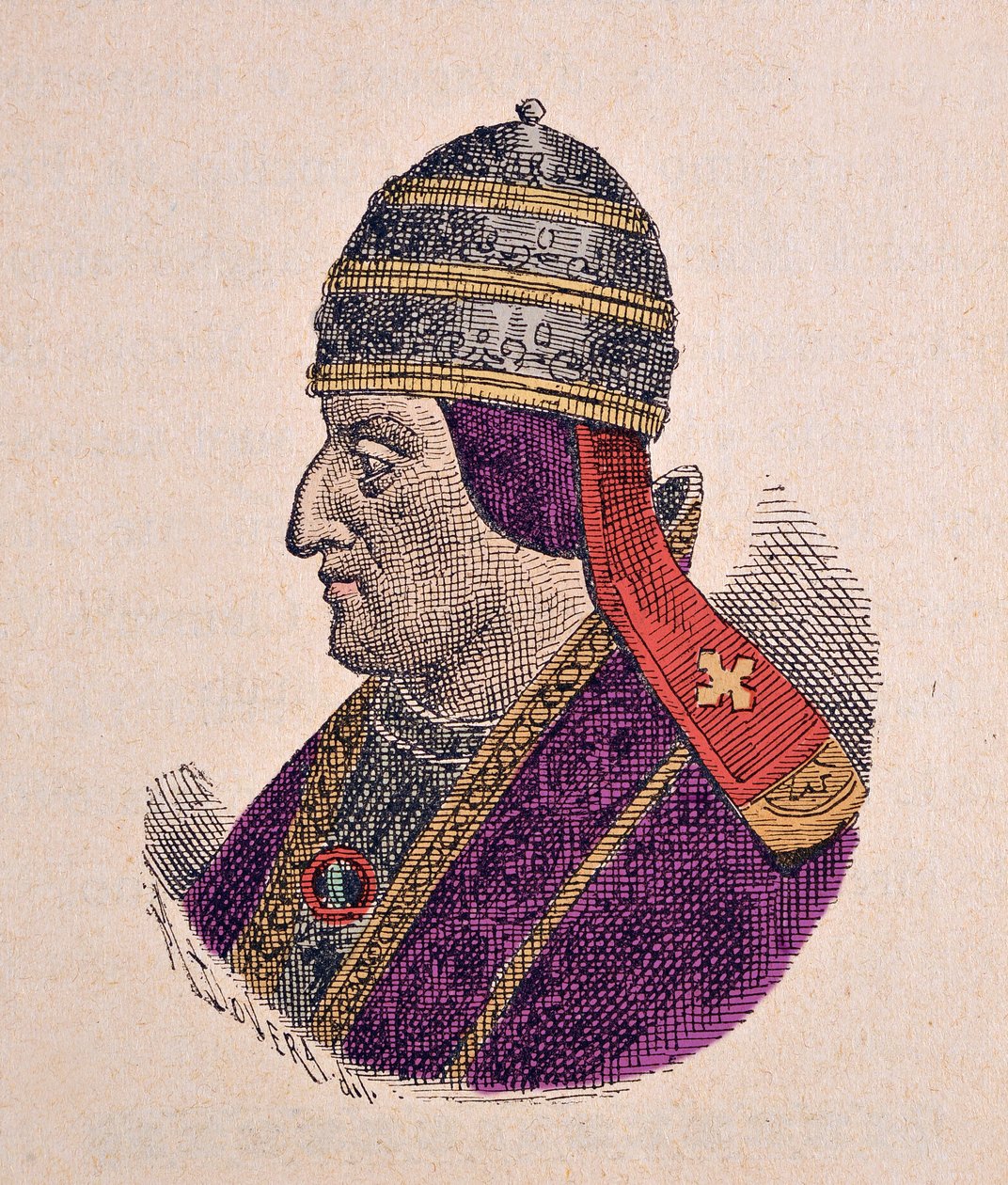 Portrett av paven Eugene IV (Eugenio, Eugenius) (1431-1447) av Italian School