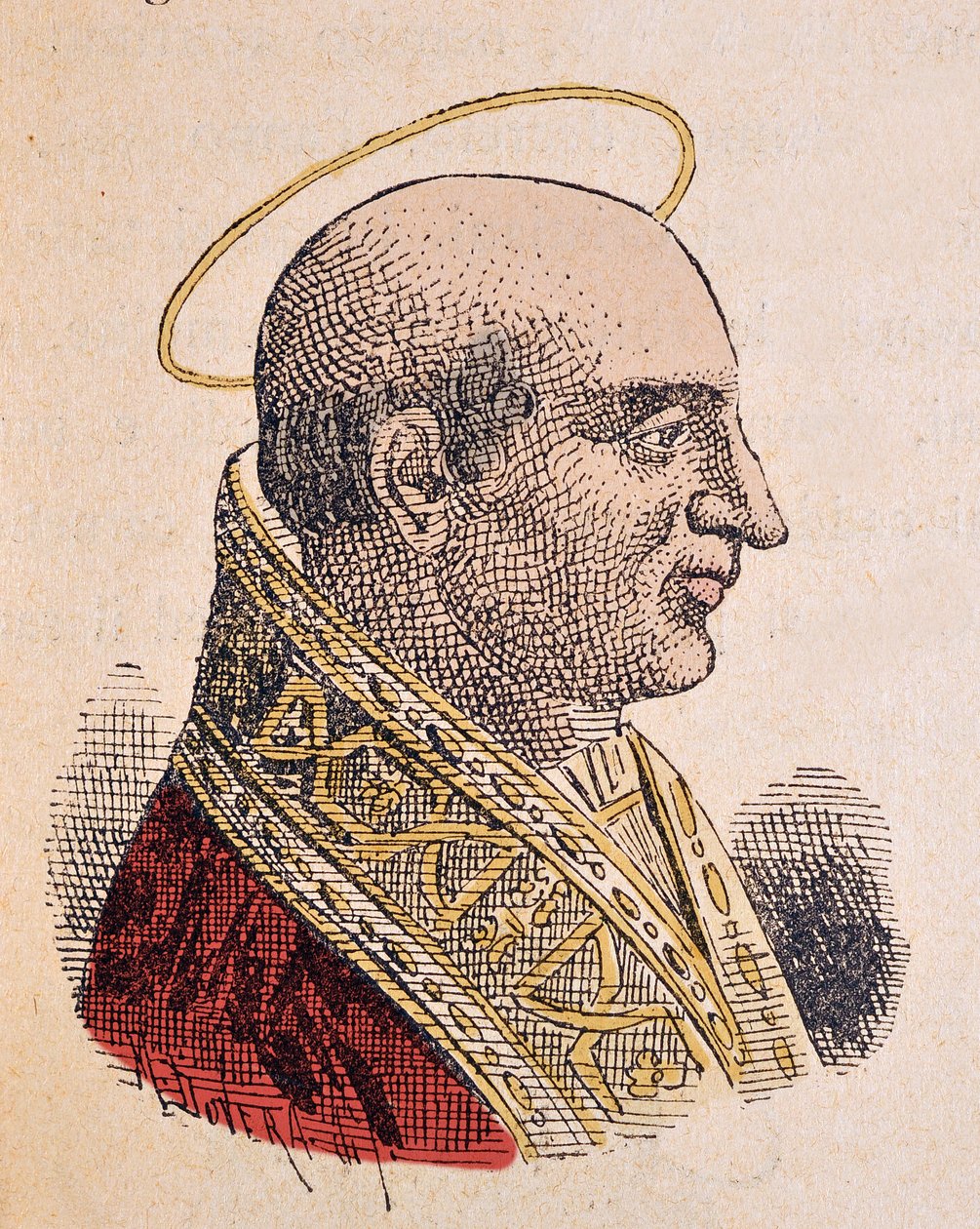 Portrett av paven Eutychian (275-293) av Italian School