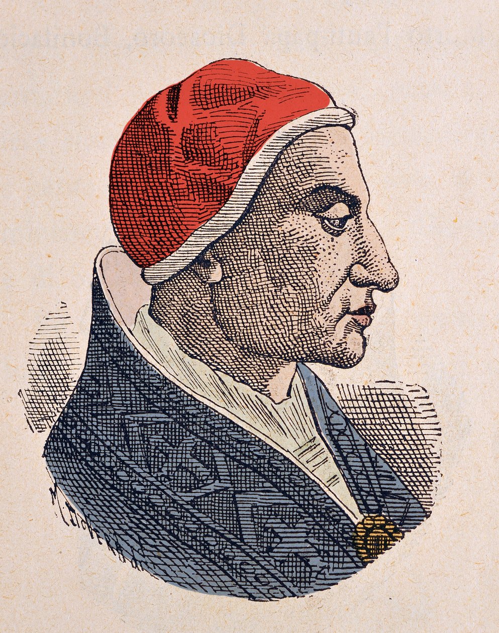Portrett av paven Felix IV (Felice) (526-530) av Italian School