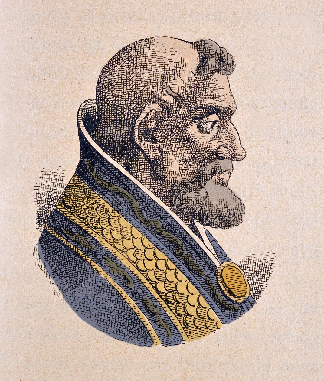 Portrett av paven Honorius III (Onorio) (1213-1227) av Italian School