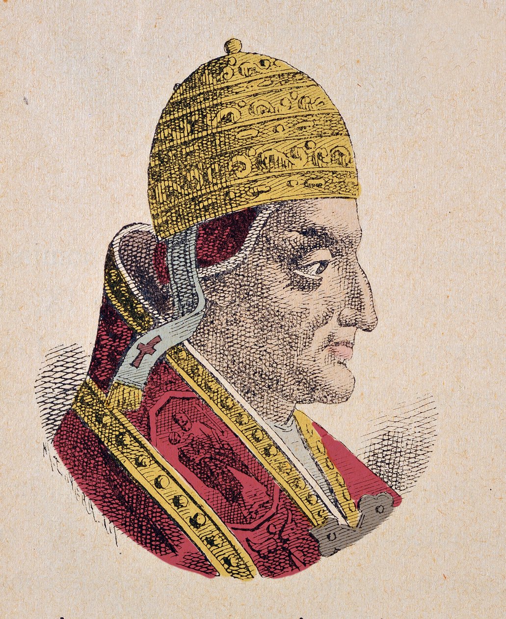 Portrett av pave Innocent IV (1243-1254) av Italian School