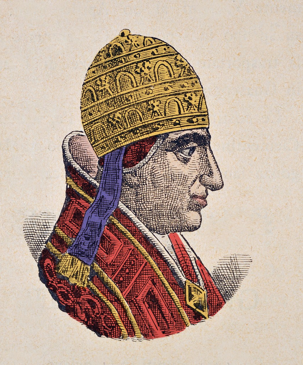 Portrett av pave Johannes XXII (Giovanni, Ioannes) (1316-1334) av Italian School