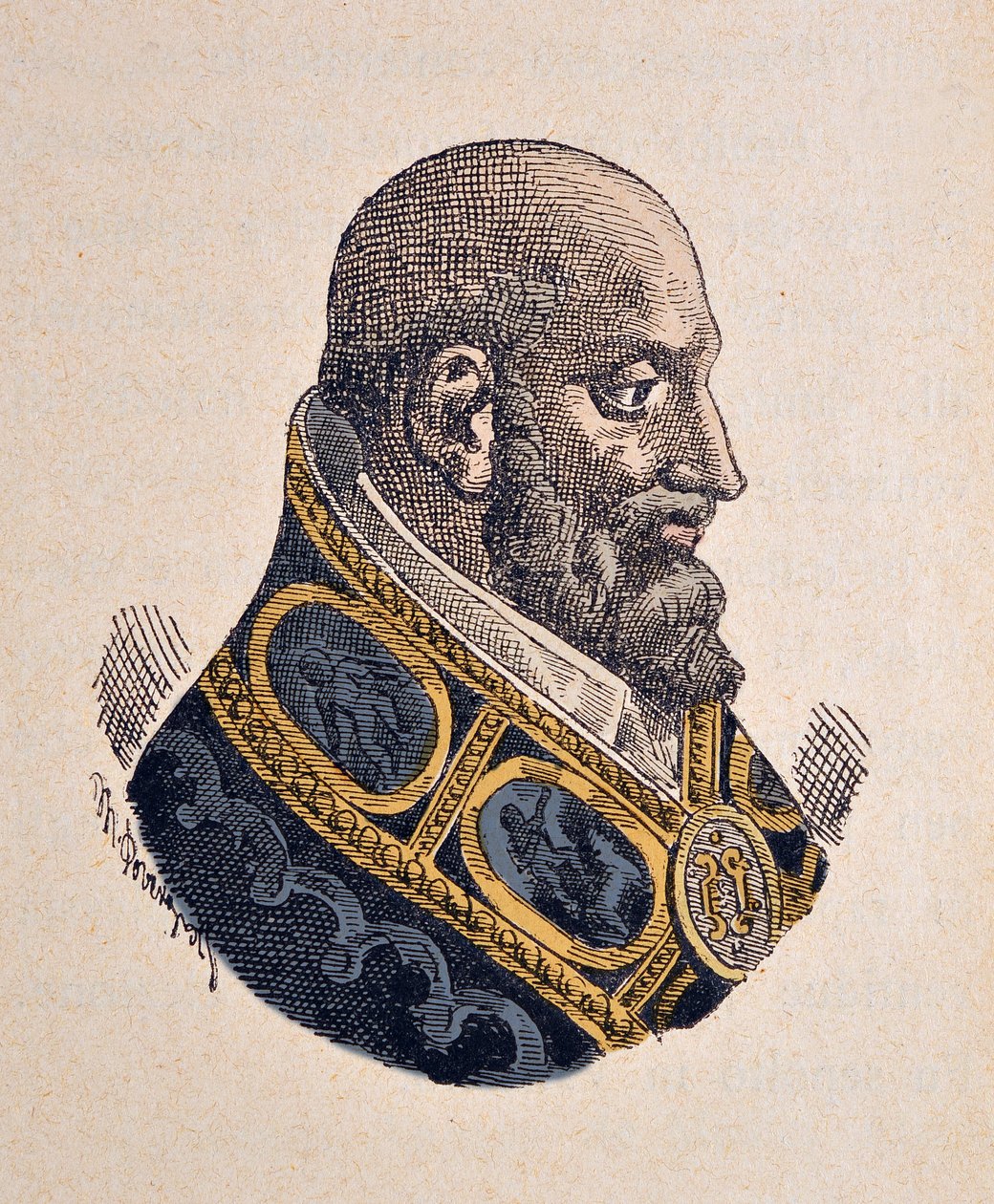 Portrett av paven Marcel II (Marcellus eller Marcello) (1555) av Italian School