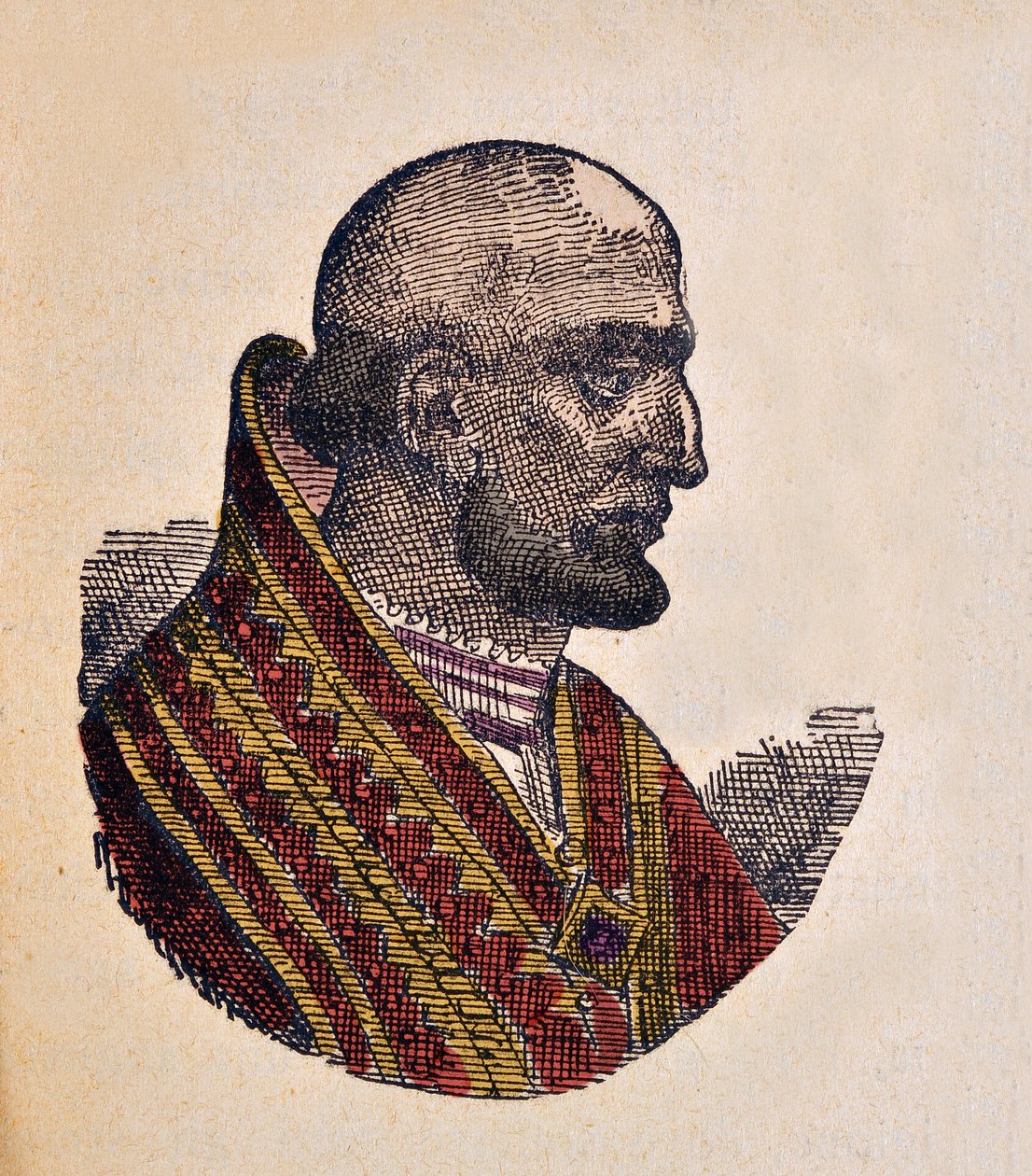Portrett av paven Theodore Ier (Theodorus eller Teodoro) (642-649) av Italian School
