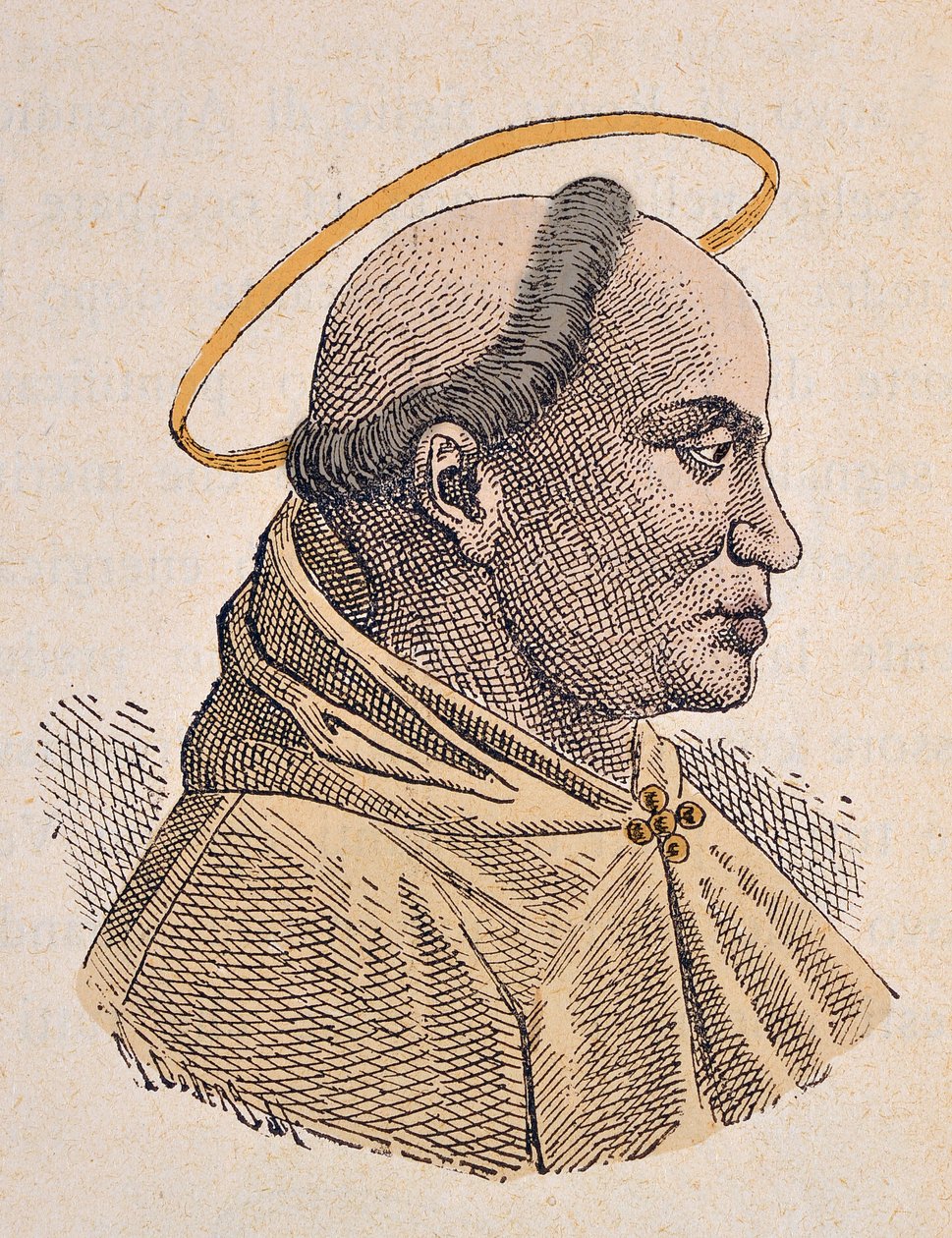Portrett av paven Victor (Vittore) Ier (ca. 189-199) av Italian School