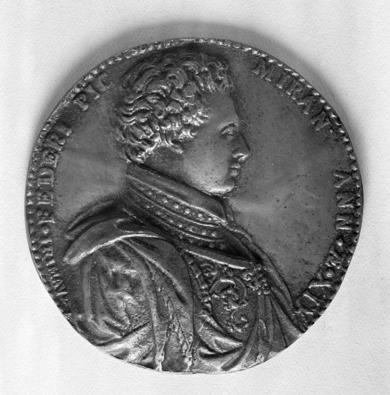 Relieff som viser grev Giovanni Pico della Mirandola (1463–94) av Italian School