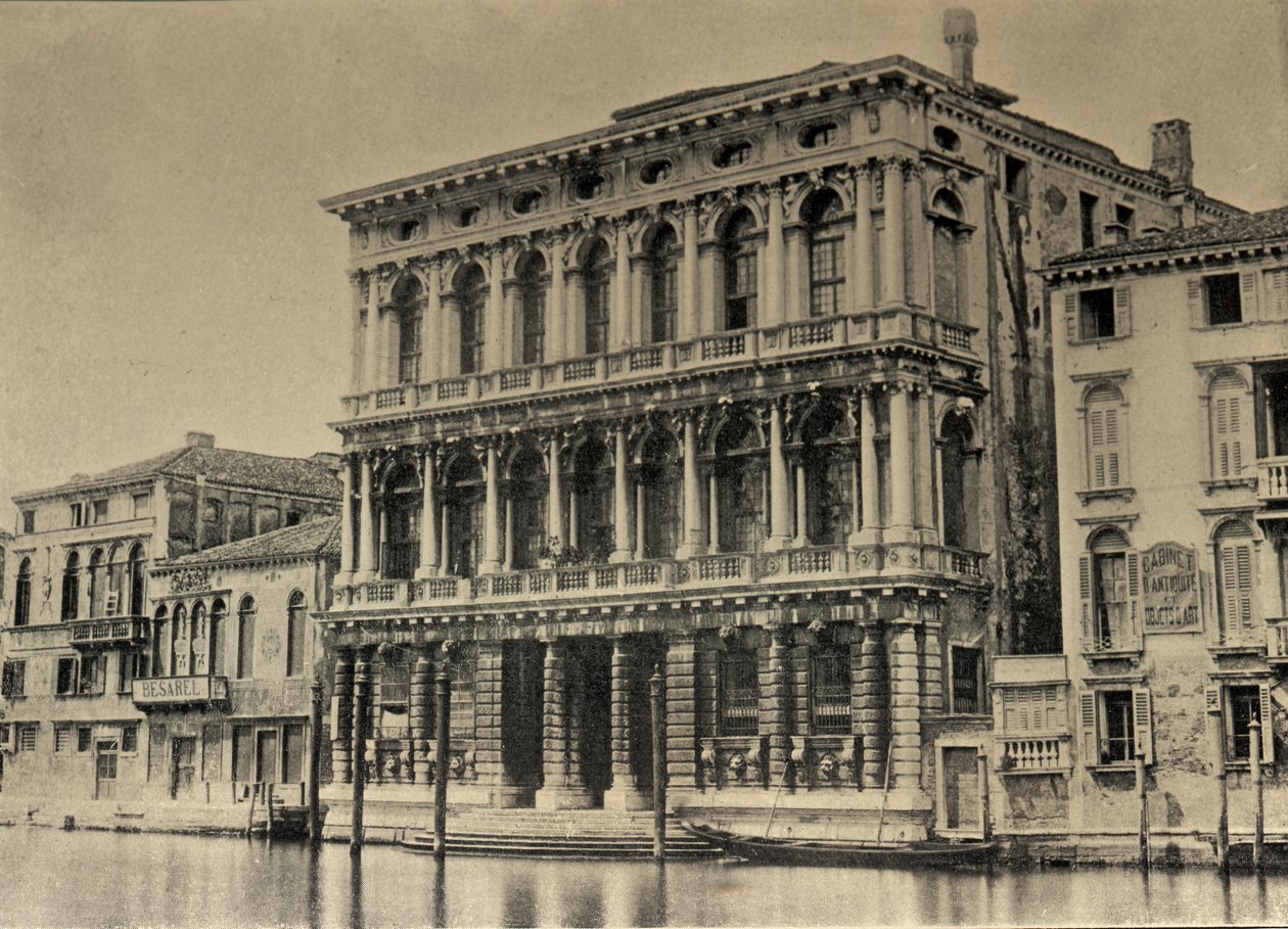 Robert Brownings (1812-89) bolig i Venezia av Italian School