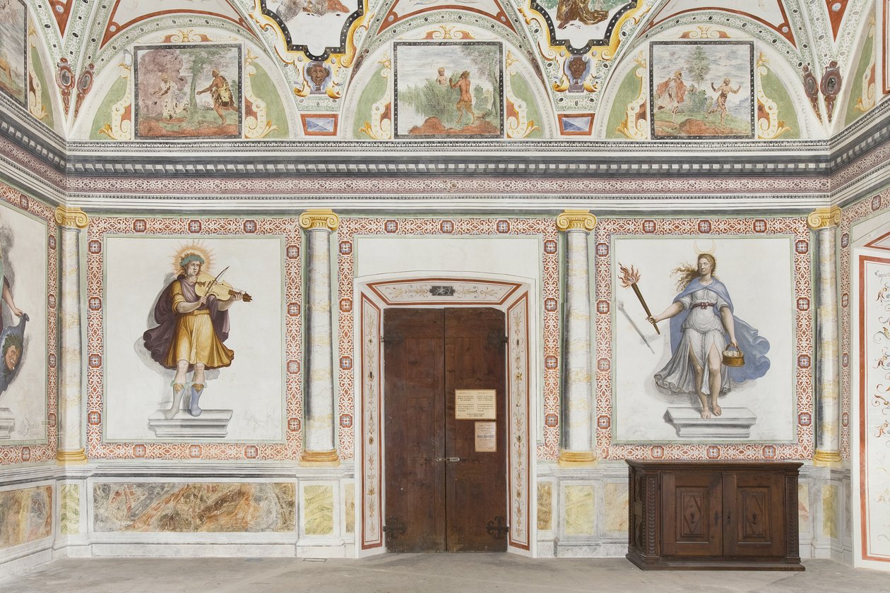 Rom til Jupiter og Merkur: Apollo og Diana av Italian School