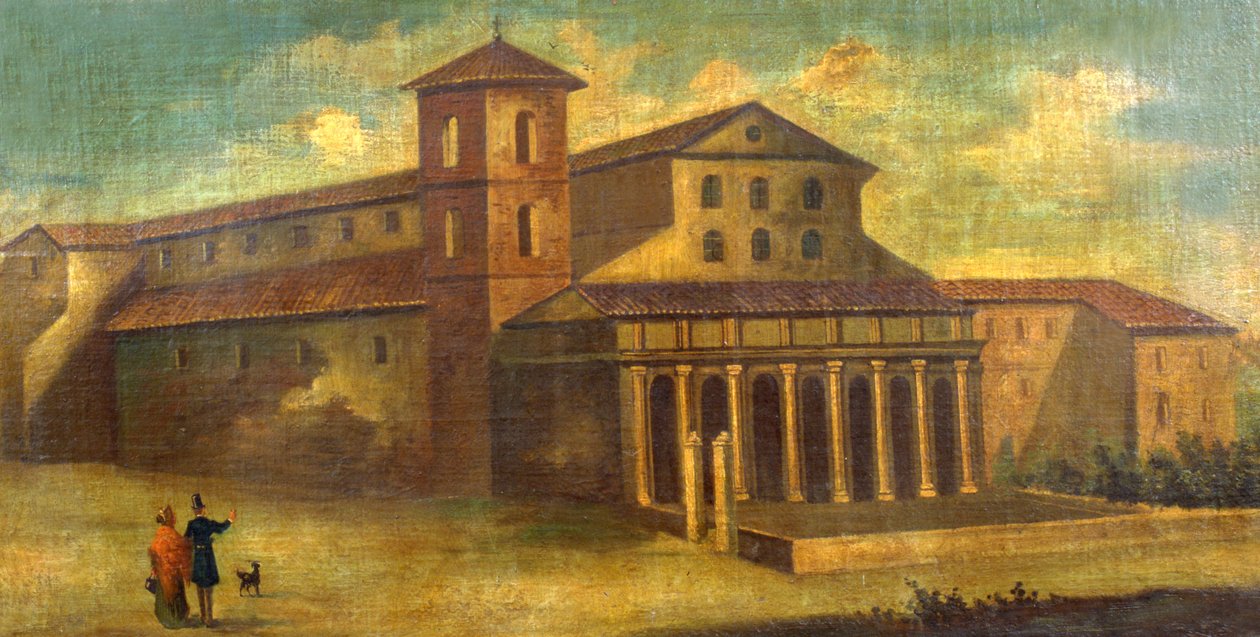 St. Paul utenfor murene av Italian School