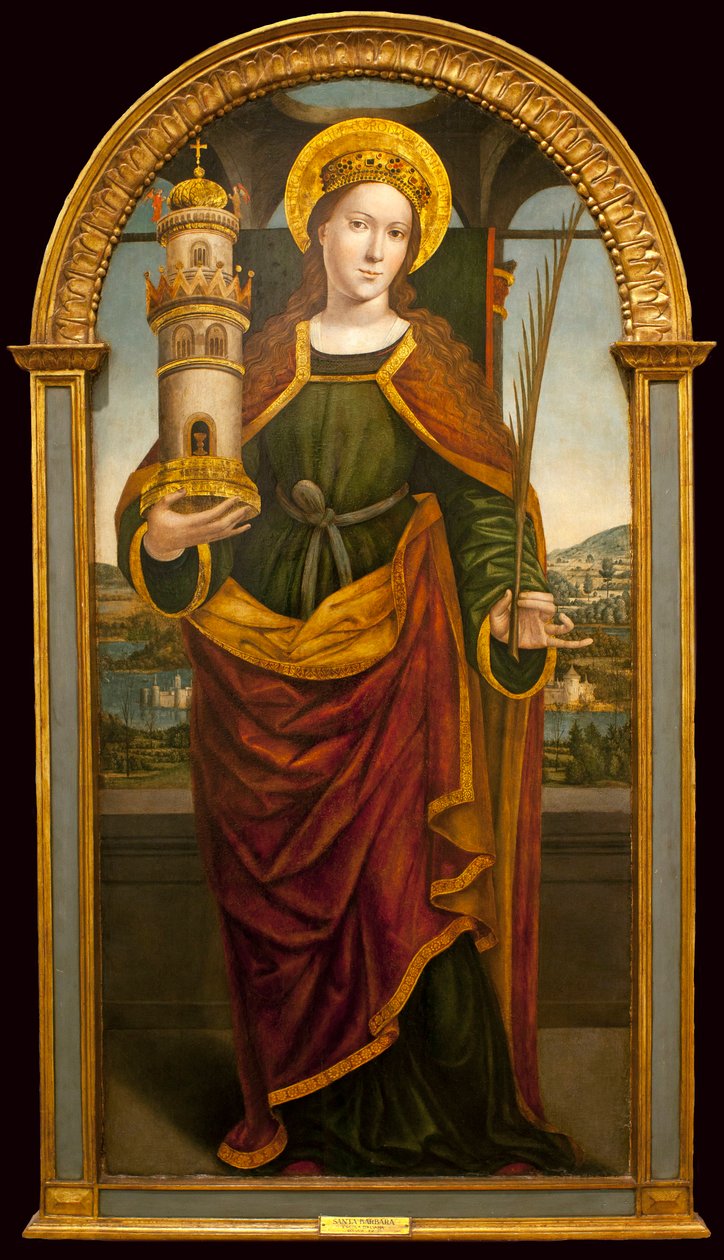 Sainte Barbe - Maleri d