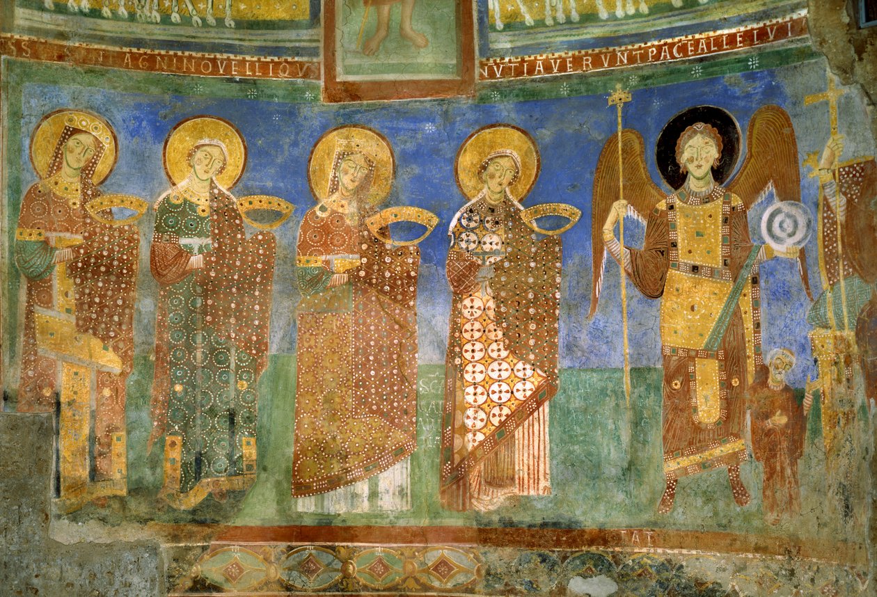 Saints, Castel SantElia, Nepi, Italia av Italian School