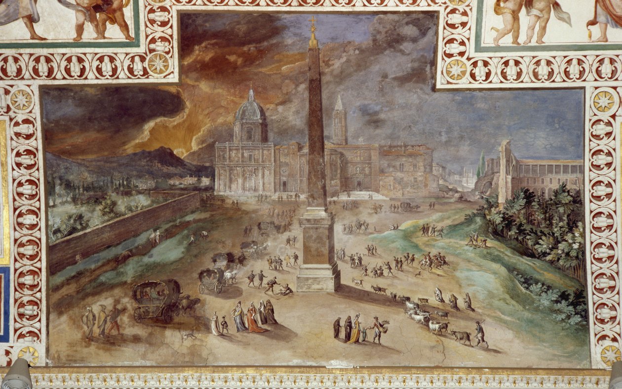 Santa Maria Maggiore, Roma av Italian School