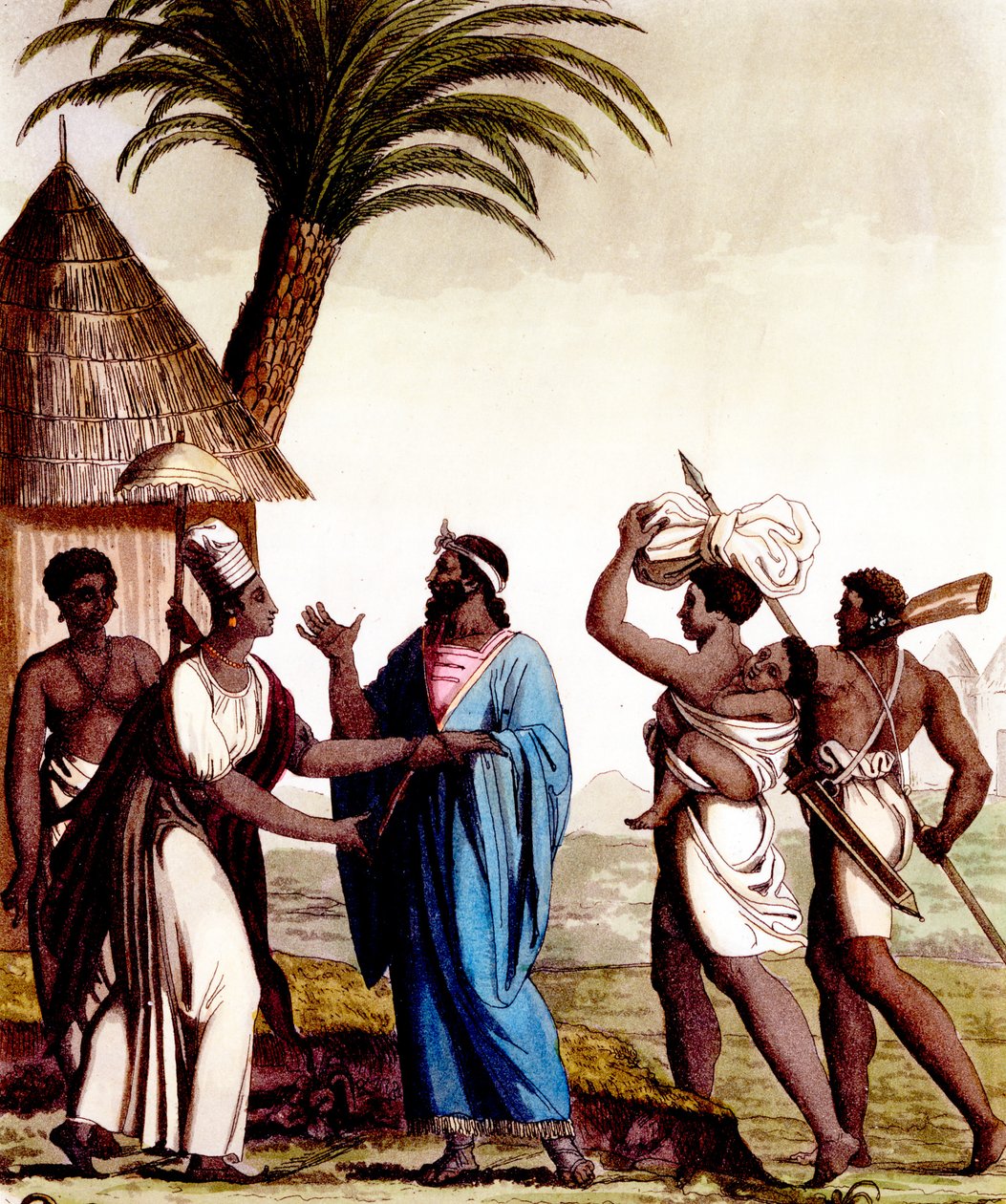 Senegal og Gambia, 1820-30-tallet av Italian School