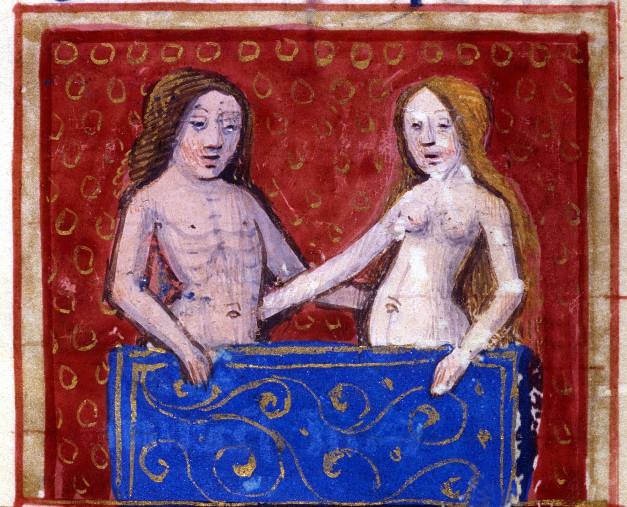 Tegn på Gemini. Italiensk horoskop, midten av 1400-tallet. av Italian School