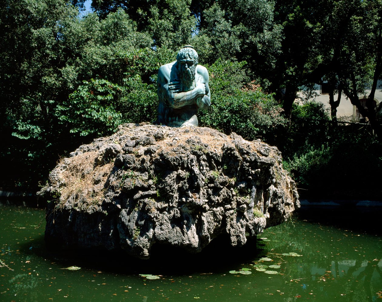 Statue av Apenninene, hage til Villa di Castello av Italian School