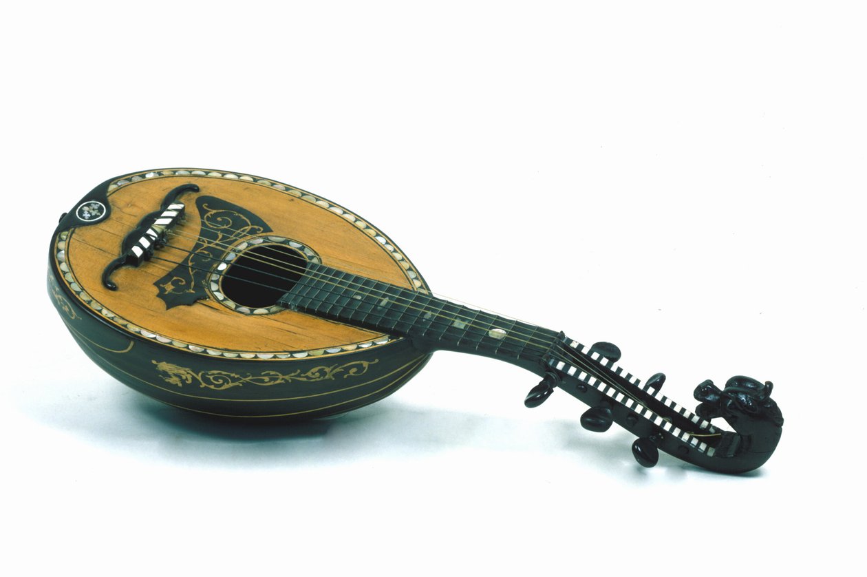 Stilleben av mandolin av milanesisk type. 18. århundre. av Italian School