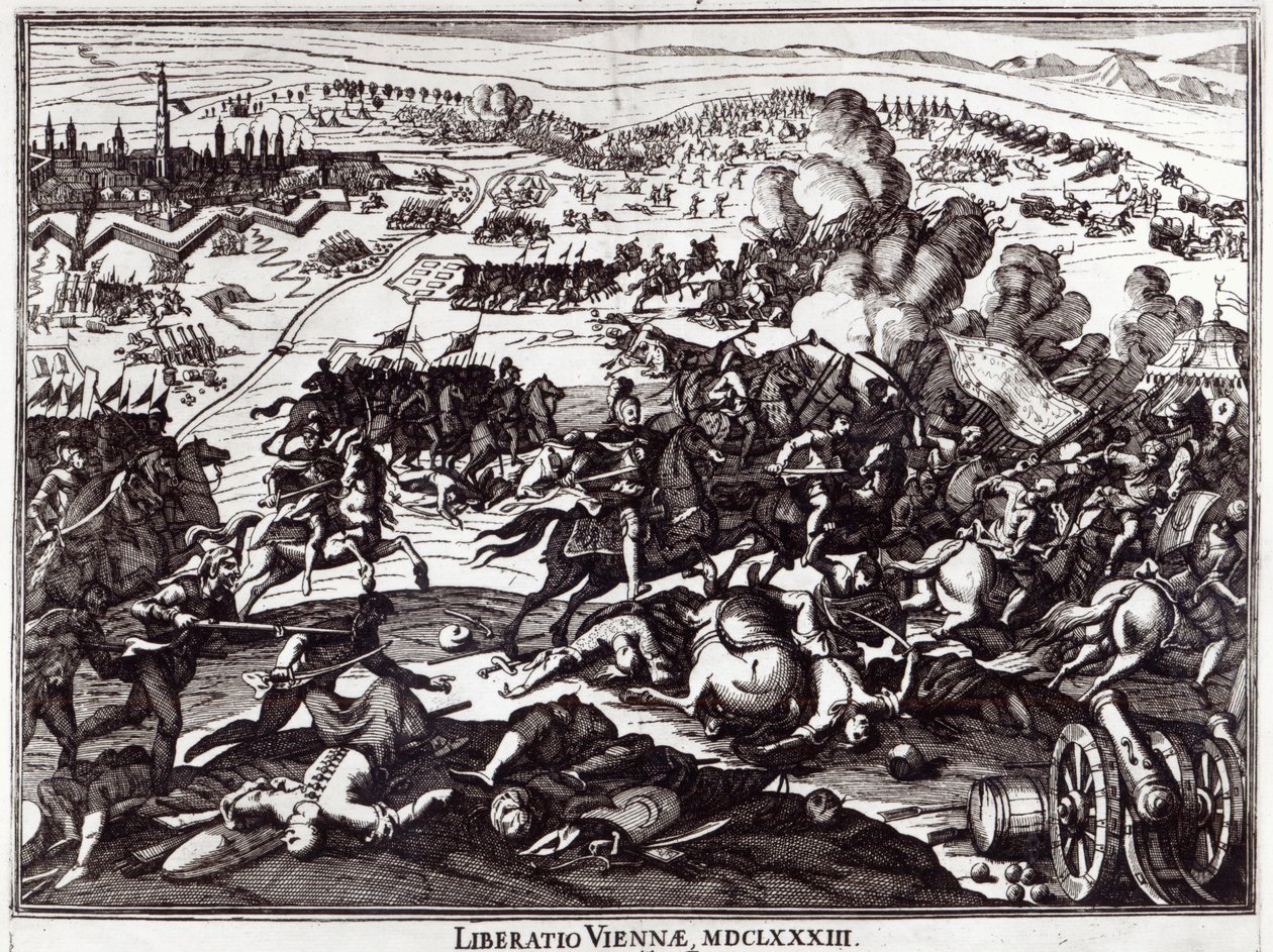 Beleiringen av Wien i 1683 av Italian School