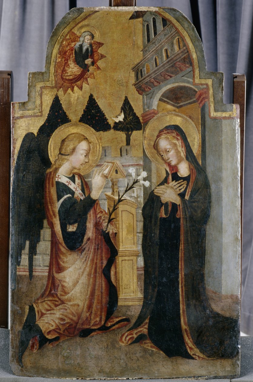 Bebudelsen, ca. 1430-40 (tempera på poppeltre) av Italian School