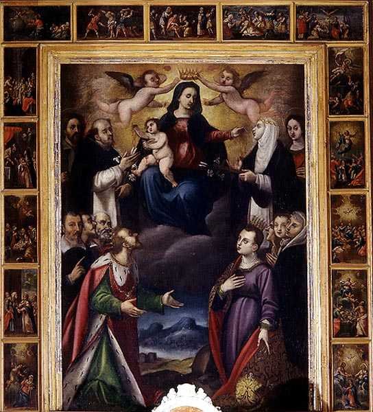 The Assumption of the Virgin (olje på lerret) av Italian School