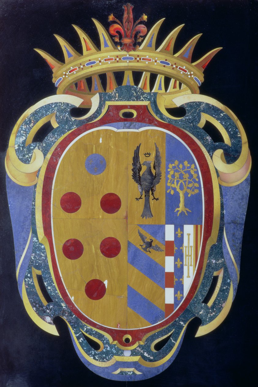 Medici-Lorenas våpenskjold, ca. 1638 av Italian School