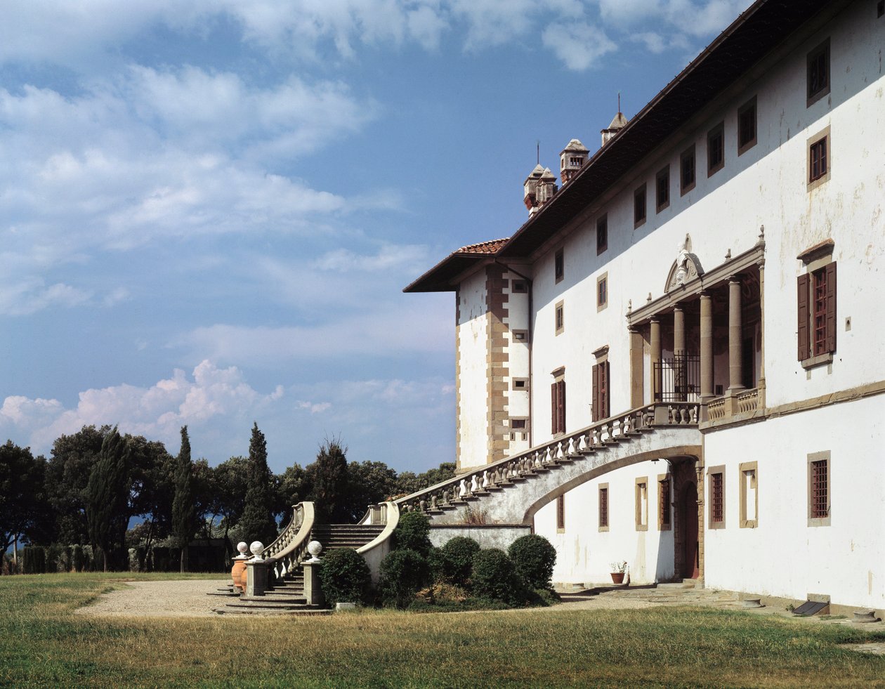 Villaen med hundre chiminees - 1596-1600 av Italian School