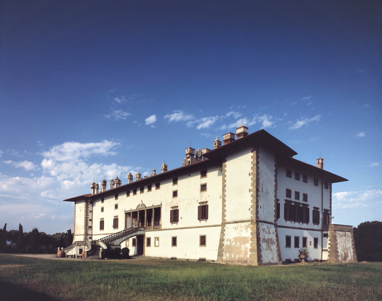 Villaen med hundre chiminees - 1596-1600 av Italian School