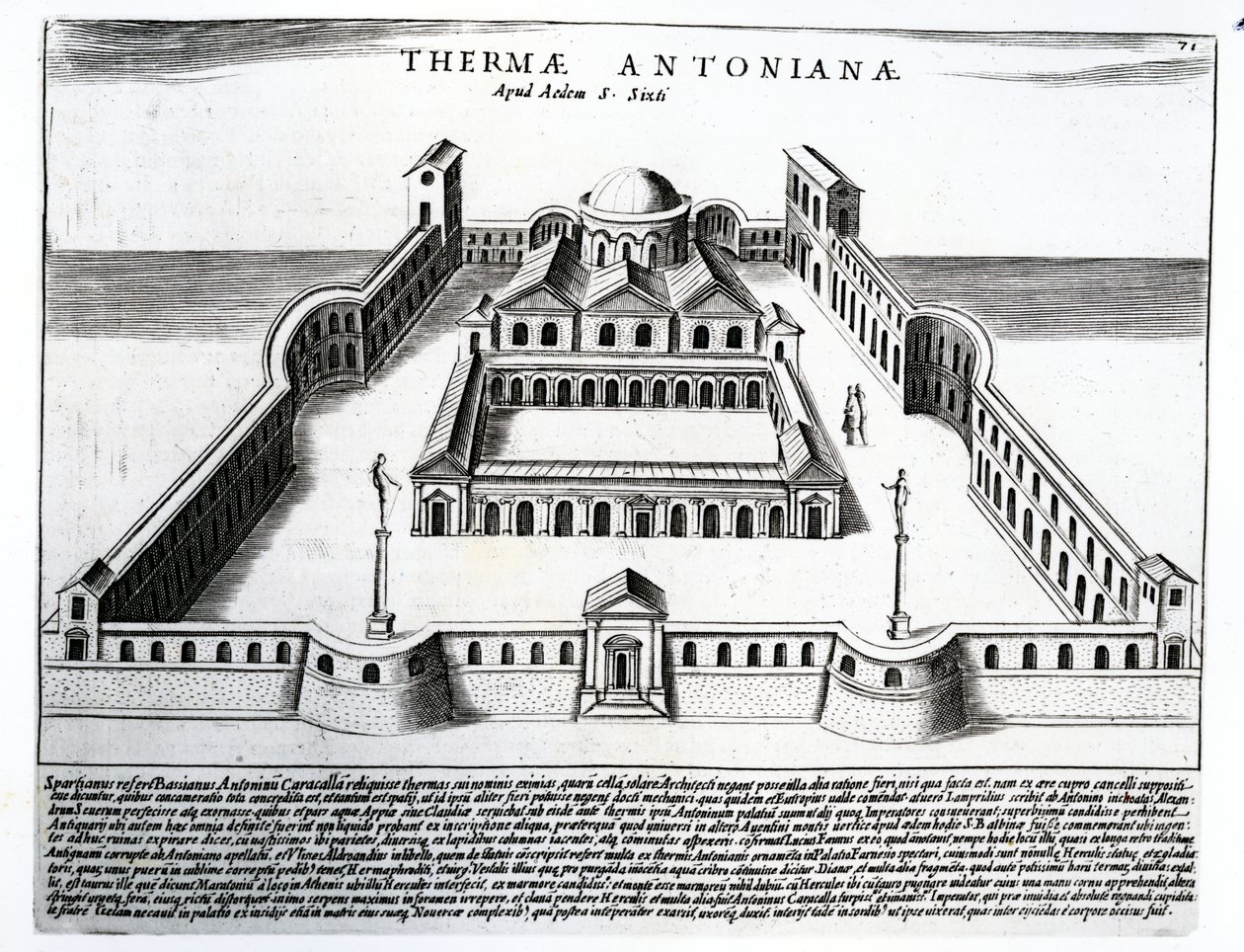 Thermae Antonianae av Italian School