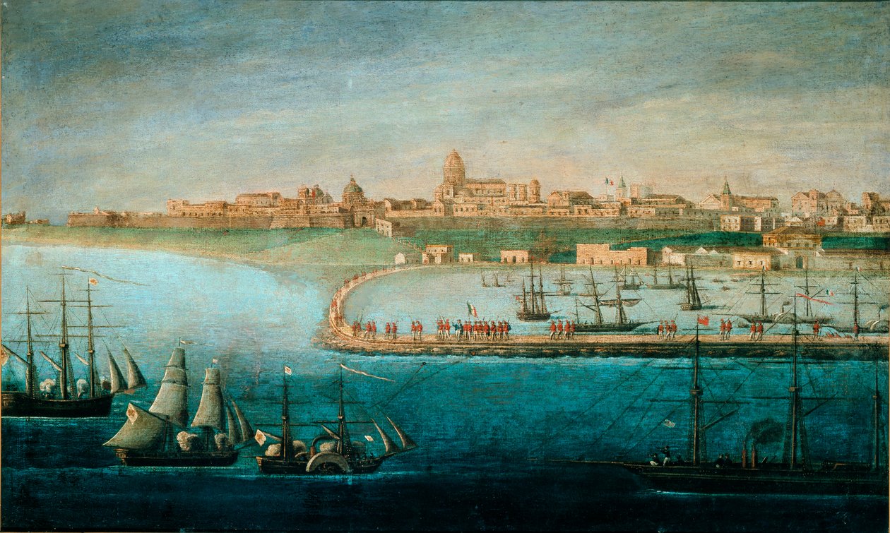 Unit of Italy: The Thousand Expedition, landingen i Marsala av Italian School