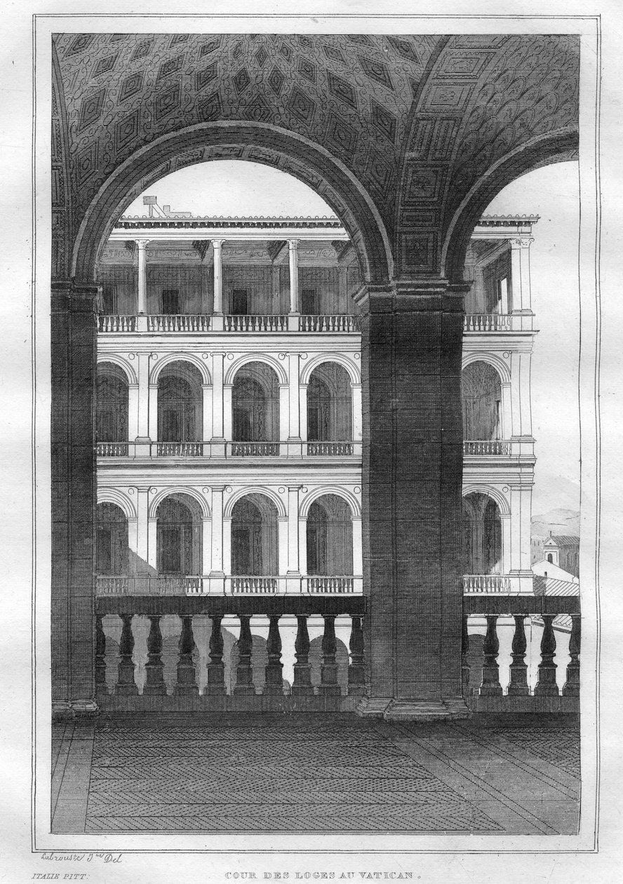 Vatikanets loggiaer av Italian School