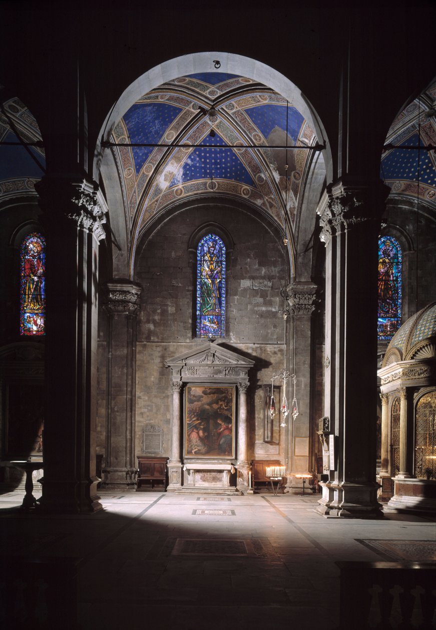 Utsikt over Lucca katedral av Italian School