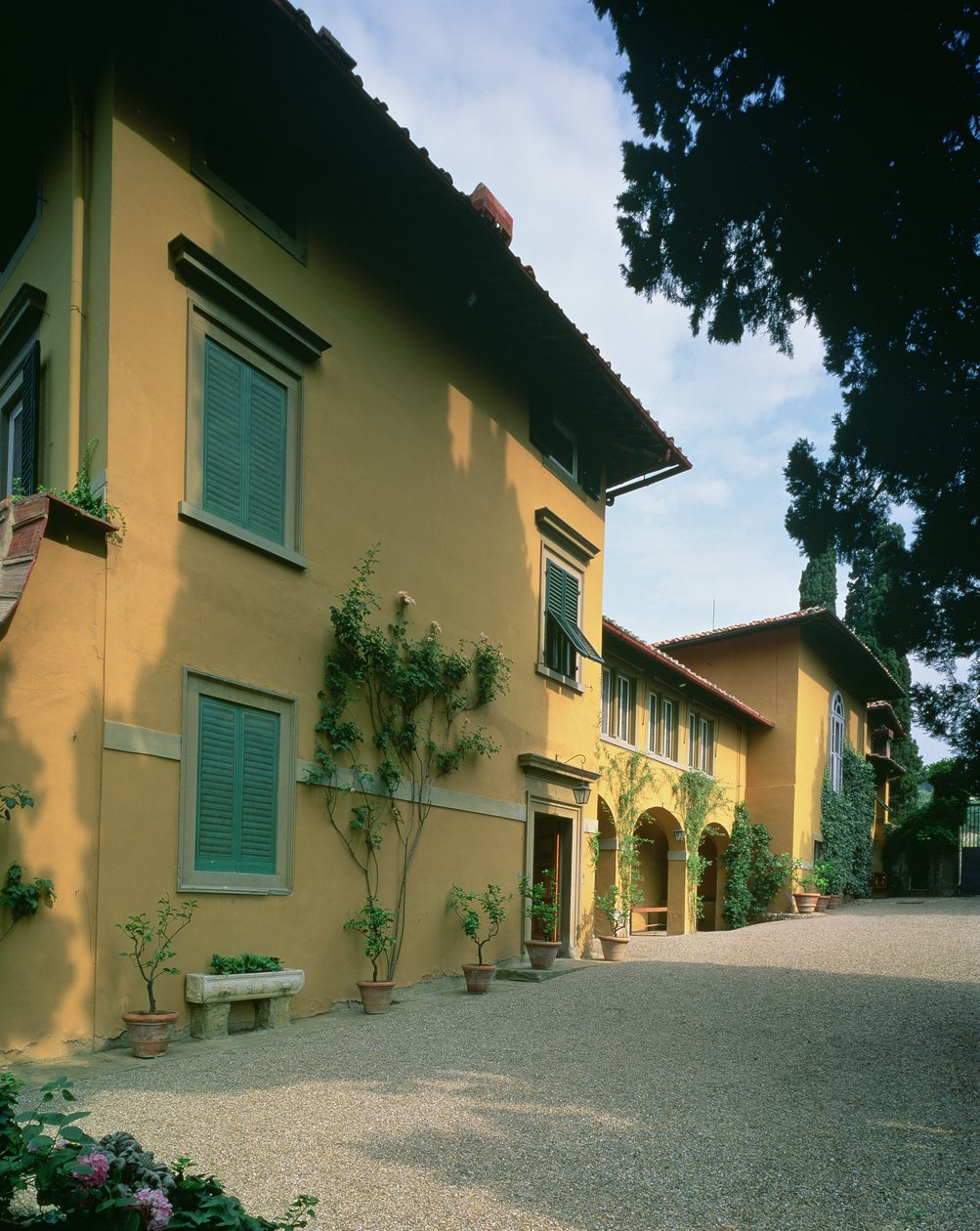 Utsikt over utsiden (bilde) av Italian School