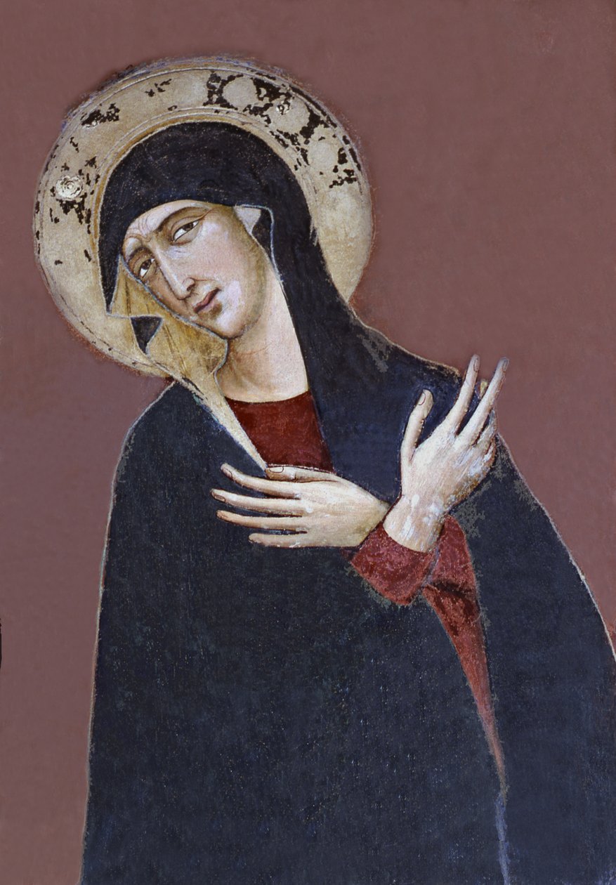 Jomfru Maria av korsfestelsen, 1834 (maleri) av Italian School