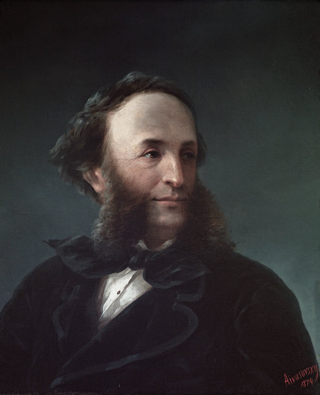 Selvportrett, 1874 av Ivan Ayvazovsky