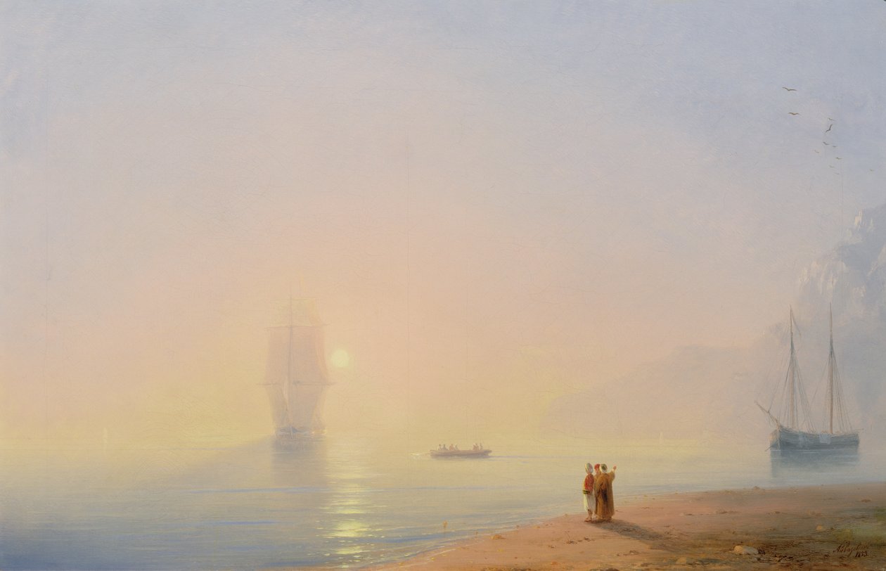 Ser på Svartehavet av Ivan Konstantinovich Aivazovsky